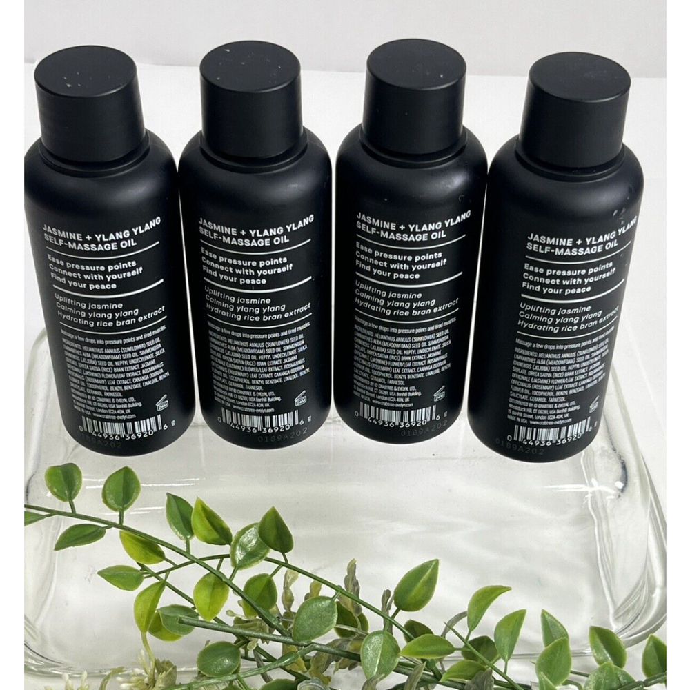 Crabtree & Evelyn BALI Jasmine +Ylang Ylang Self-Massage Oil 3.3 fl oz Set of‎ 4 - Picture 2 of 11